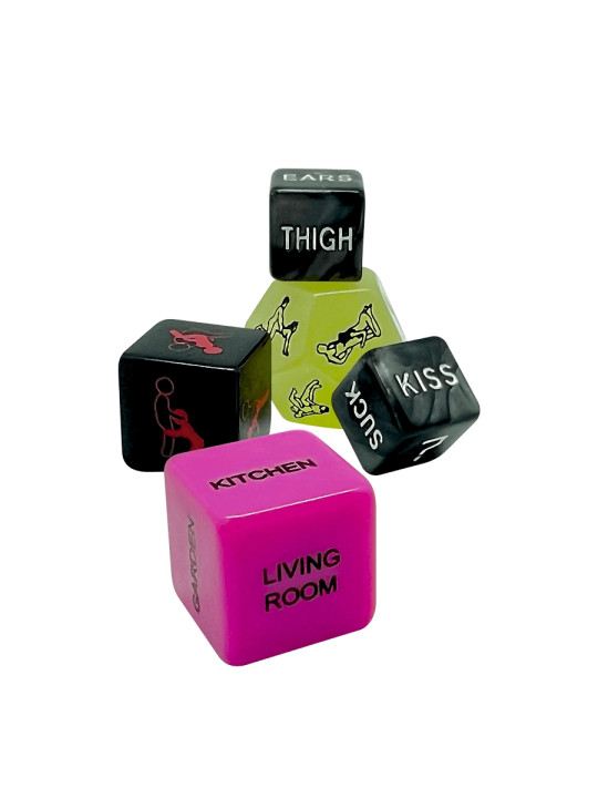 Set 5 dés coquins Ooo - Wooomy