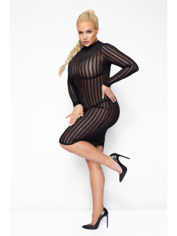 Robe transparente en tulle Queen Size F270
