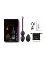 Love balls télécommandées noires - Dorcel