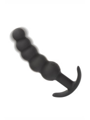 Plug anal Vibrant avec 5 perles - Calexotics