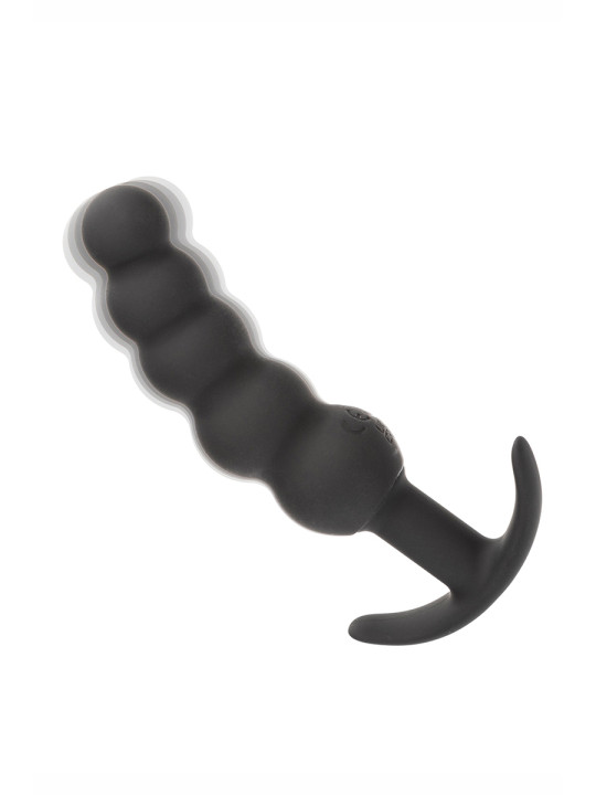 Plug anal Vibrant avec 5 perles - Calexotics