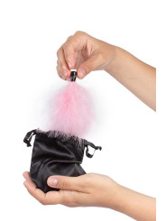 Kit poudre comestible chocolat aphrodisiaque et plumeau - Secret Play