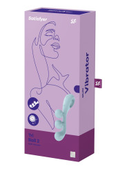 Multi-vibromasseur Tri Ball 2 bleu - Satisfyer