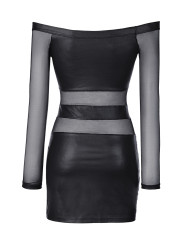 Robe noire V-9309 - Axami