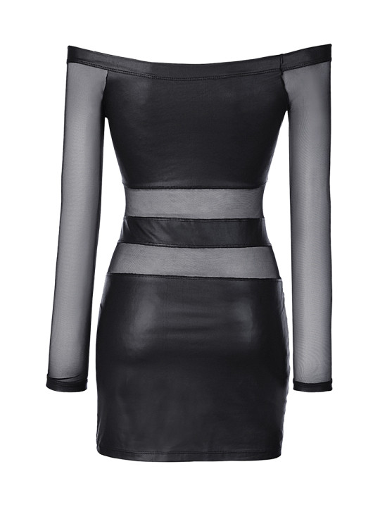 Robe noire V-9309 - Axami