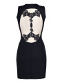 Robe noire V-9209 - Axami