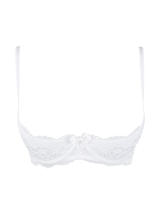 Soutien-gorge ouvert blanc V-9821 - Axami