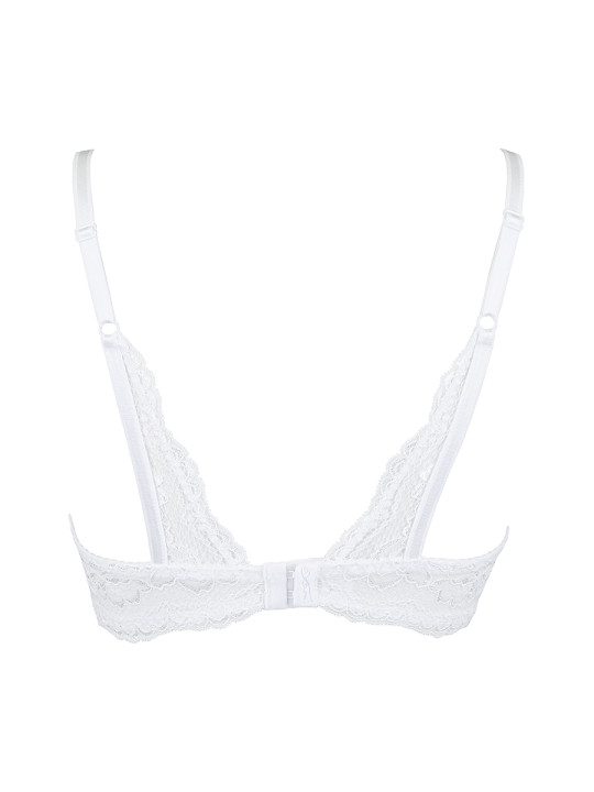 Soutien-gorge ouvert blanc V-9821 - Axami