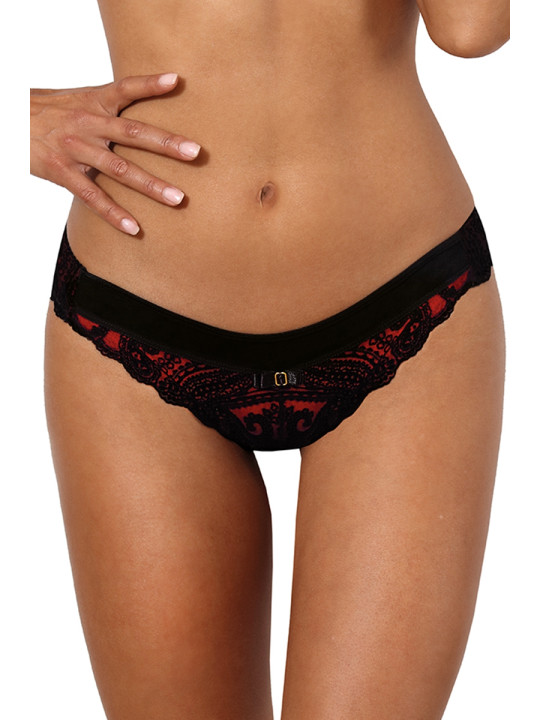 String rouge et noir  V-10048 - Axami