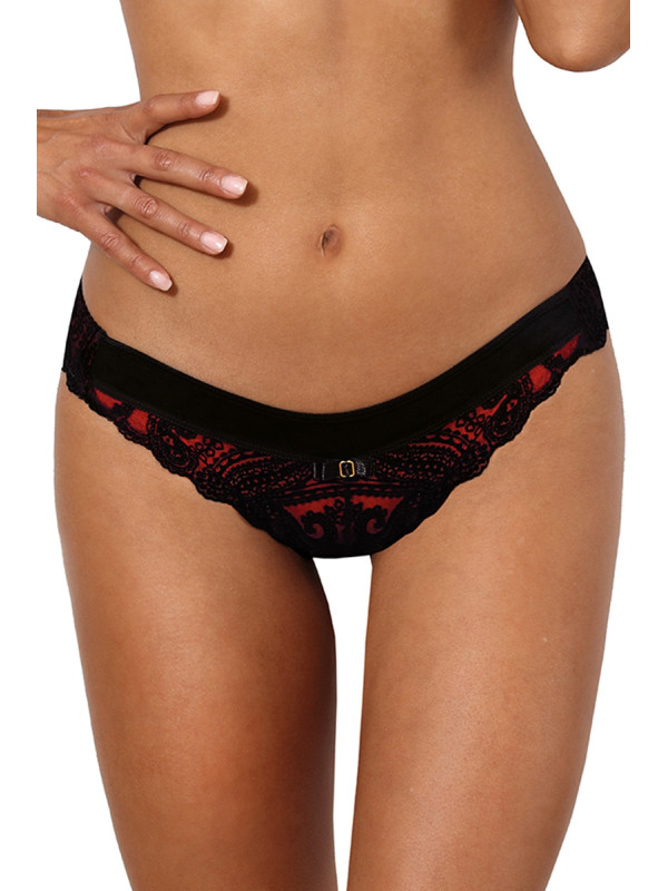 String rouge et noir  V-10048 - Axami