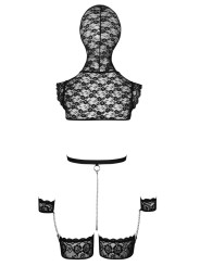 Ensemble de lingerie bondage en dentelle - bad kitty