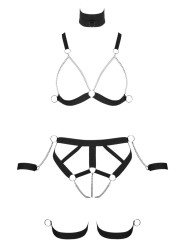 Ensemble harnais Strappy Bikini - Bad Kitty