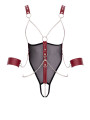 Body de bondage ouvert et seins nus - Cottelli Bondage