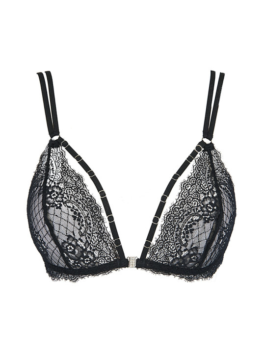 Soutien-gorge bralette noir V-10091 - Axami