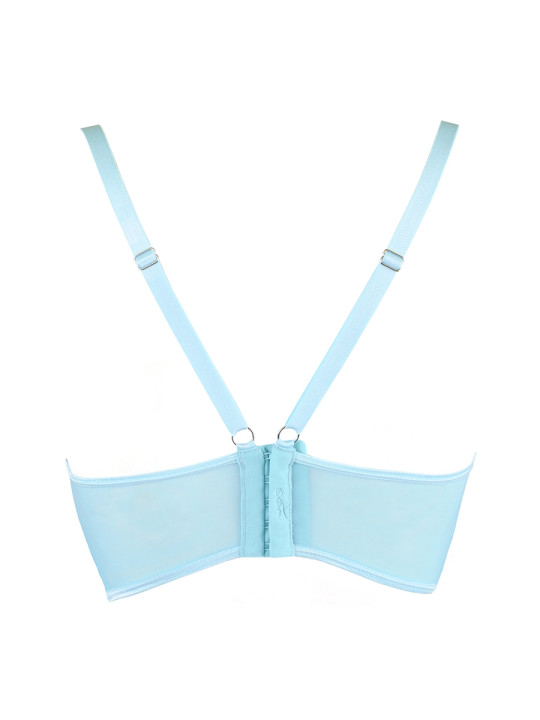 Soutien-gorge dentelle bleu V-10121 - Axami