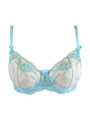 Soutien-gorge dentelle bleu V-10131 - Axami