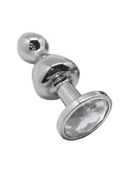 Plug bijou Lollypop transparent L - Wooomy