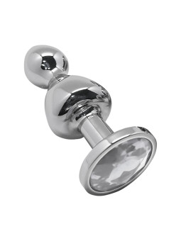 Plug bijou Lollypop transparent L - Wooomy