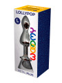 Plug bijou Lollypop transparent L - Wooomy