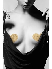 Bijoux de seins Flash Coeur Or