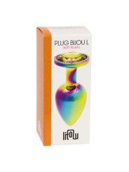 Plug bijou arc-en-ciel L - Litolu