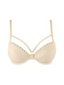 Soutien-gorge push-up beige V-10341 - Axami