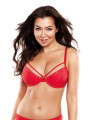 Soutien-gorge push-up rouge V-10351 - Axami
