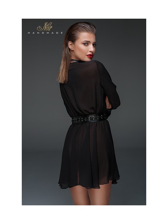 Minirobe choker en mousseline F150