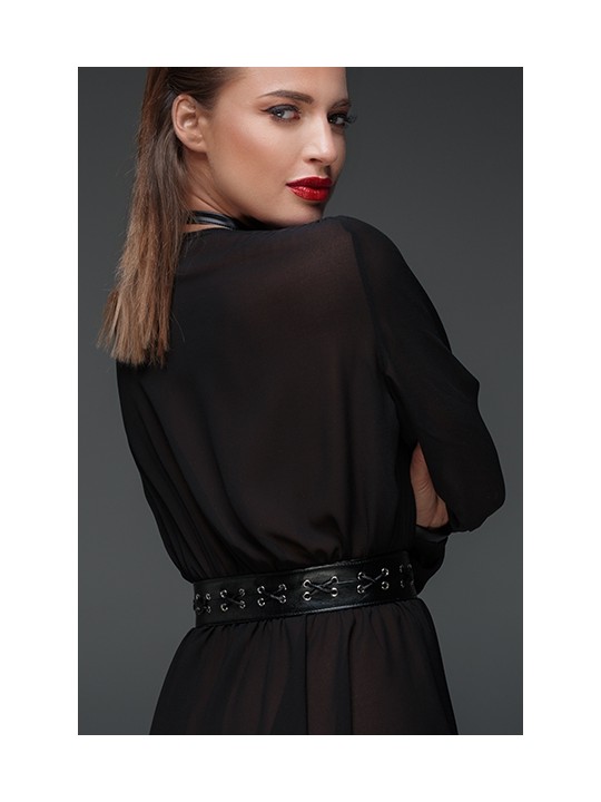 Minirobe choker en mousseline F150
