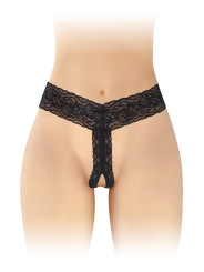 String ouvert Anita noir - Fashion Secret