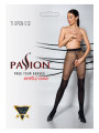 Collants ouverts TI012 20/40 deniers - noir