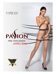 Collants ouverts TI020 20 deniers - beige