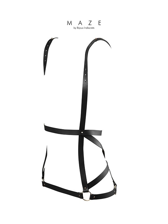 Robe harnais noire - Maze