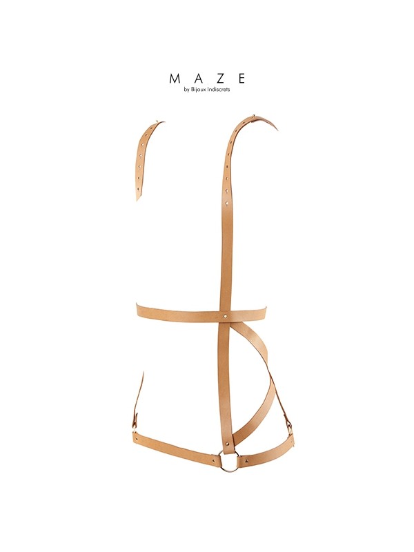 Robe harnais marron - Maze