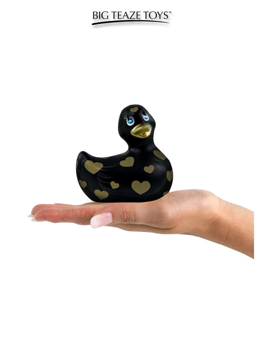 Mini canard vibrant Romance noir et or