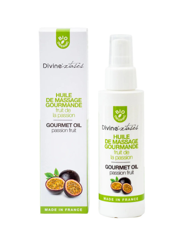 Huile de massage gourmande BIO Fruit de la passion
