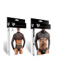 Crop top tulle noir transparent - Regnes