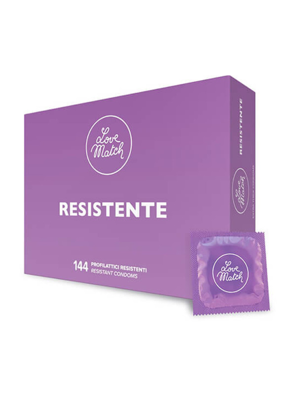 144 Préservatifs résistants Love Match