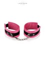 Menottes de poignets rose et noir