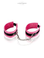 Menottes de chevilles rose et noir