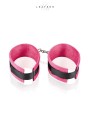 Menottes de chevilles rose et noir
