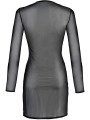 Robe tulle noir V-10639 - Axami