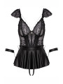 Ensemble 3 pièces lingerie Fetish - Cotelli Bondage