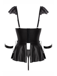 Ensemble 3 pièces lingerie Fetish - Cotelli Bondage