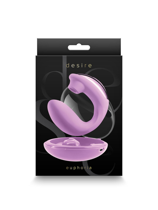 Double stimulateur Desire Euphoria - rose