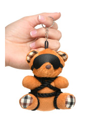 Porte-clés Teddy Bear en tenue Bondage