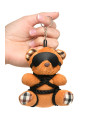 Porte-clés Teddy Bear en tenue Bondage