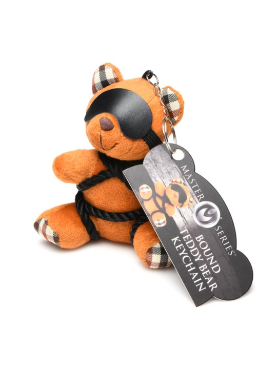 Porte-clés Teddy Bear en tenue Bondage