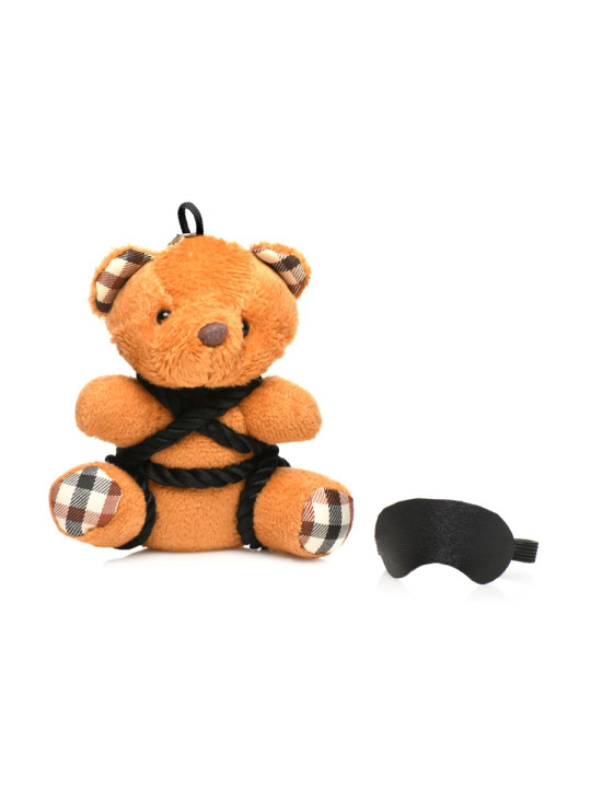 Porte-clés Teddy Bear en tenue Bondage