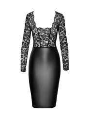Robe Euphoria F295 wetlook et dentelle